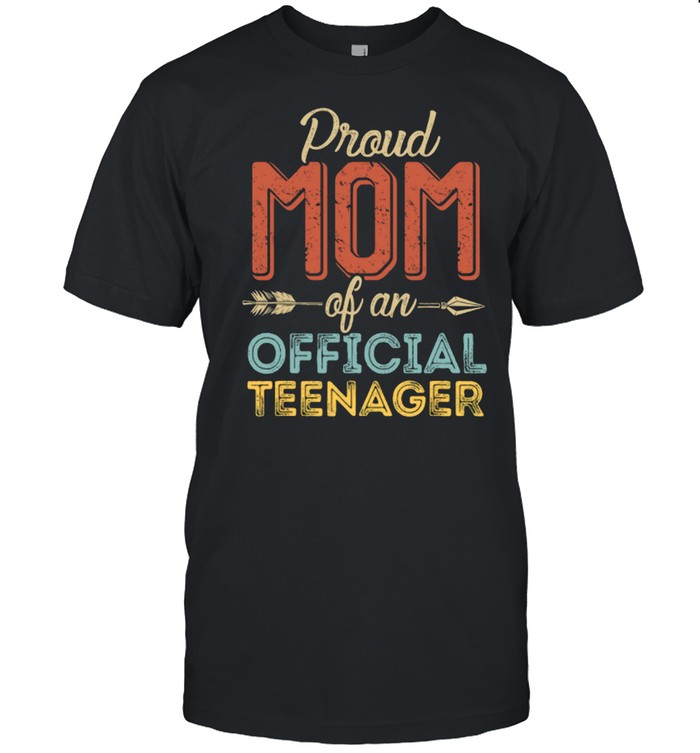 Proud Mom of Official Teenager shirt Classic Men's T-shirt