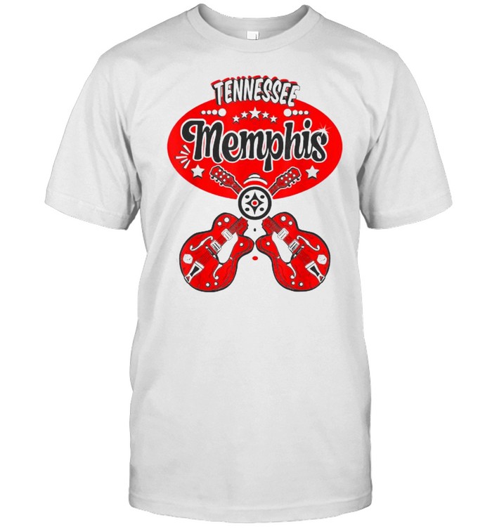 Tennessee Memphis Guitar Music Rockabilly T-Shirt