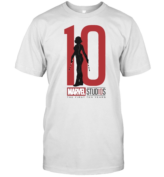Widow Ten Marvel Studios the First Ten Years shirt