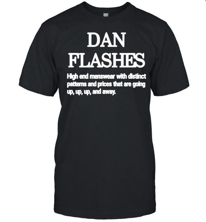 Dan Flashes high end menswear with distinct patterns shirt