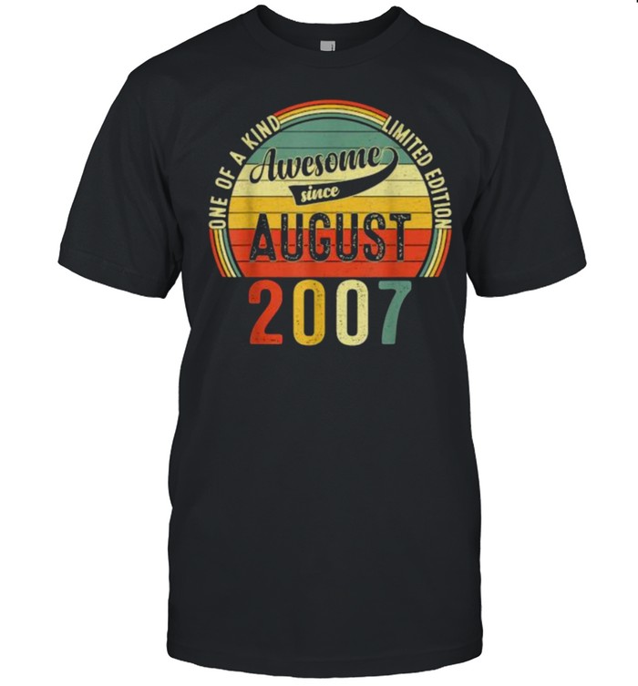 One of A Kind Limited Edition Awesome Since August 20097 Vintage Shirt