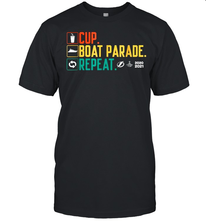 Cup boat parade repeat 2020 2021 T-Shirt