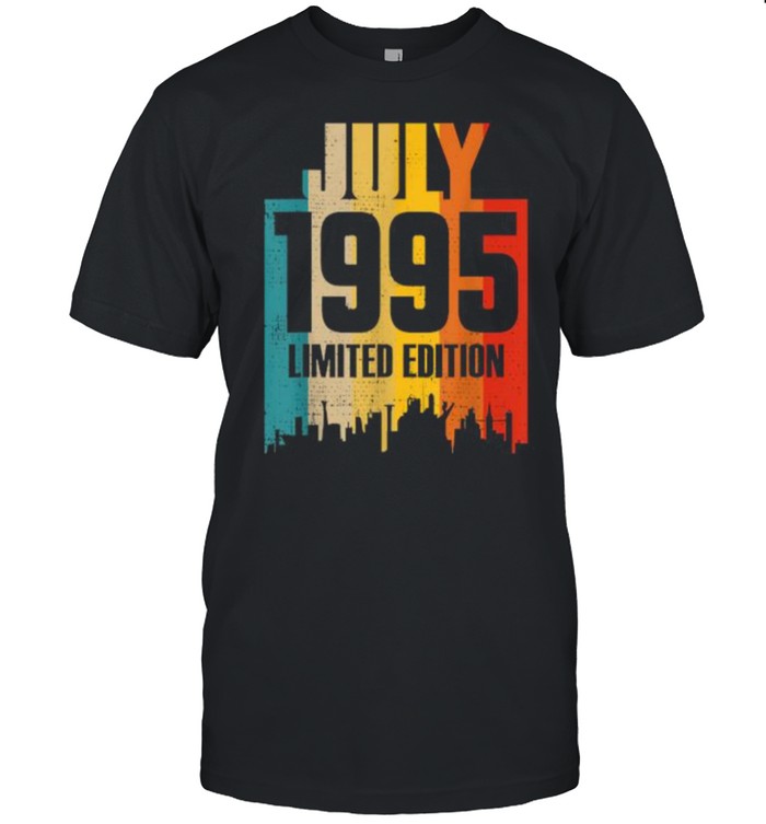 July 1995 Limited Edition Retro Vintage T-Shirt