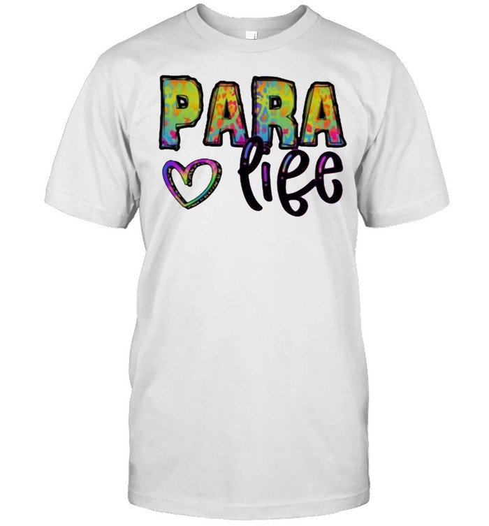 Para Life Heart Watercolor Shirt