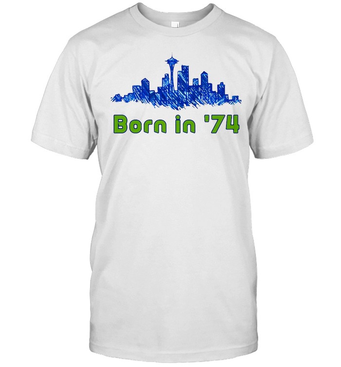 Seattle Sounders City Born In 74 T-shirt