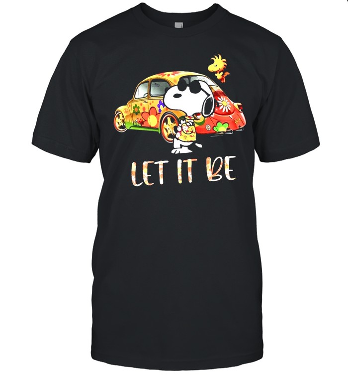 Woodstock car let it be shirt