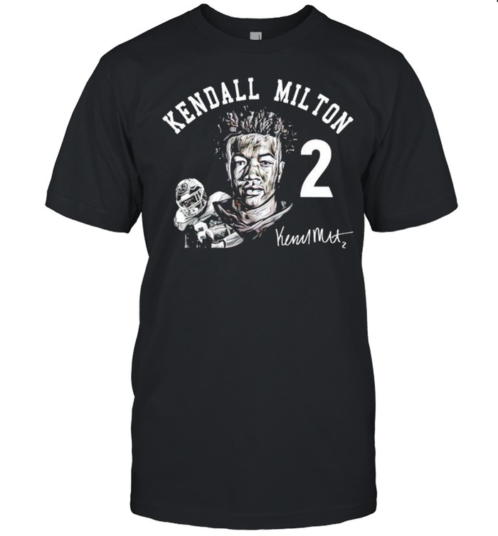 Kendall Milton #2 signature shirt