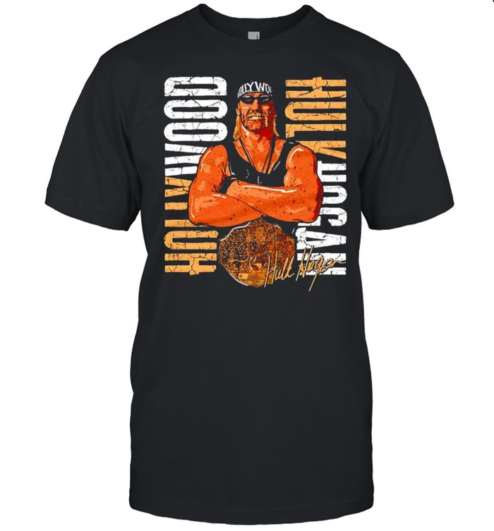 Legends WWE Hulk Hogan Hollywood Championship signature shirt