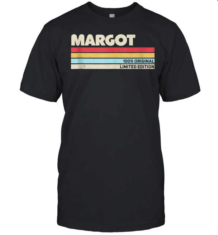Margot Personalized Name Retro Vintage 70s 80s 90s Birthday shirt