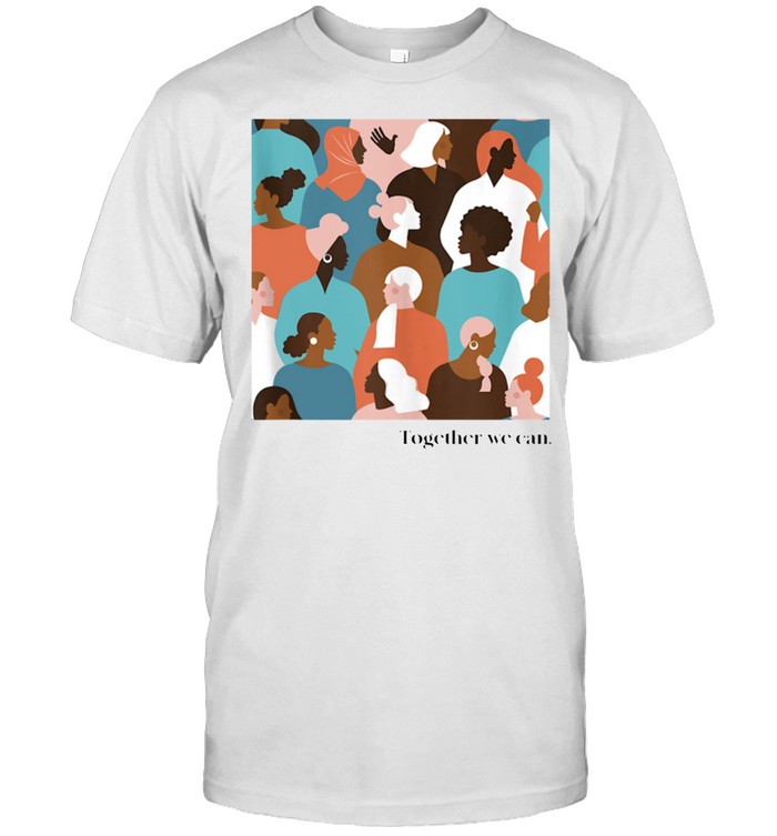 Together We Can, Color Faces Mural shirt