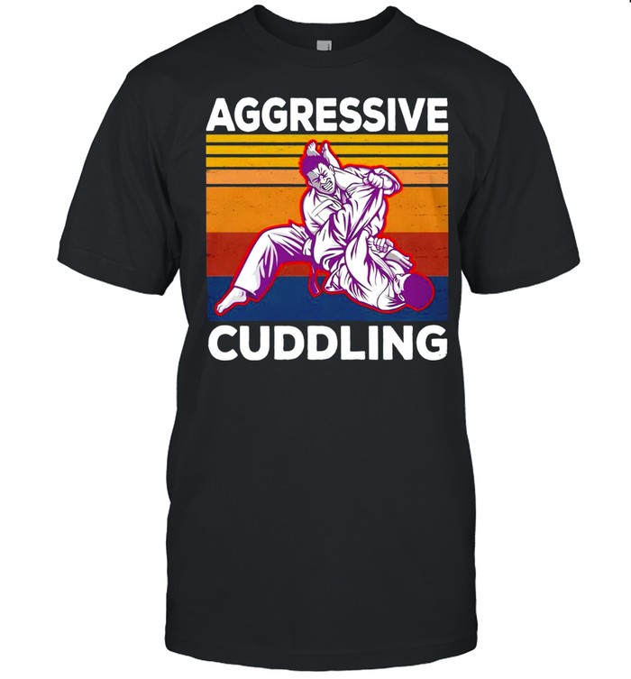 Aggressive Cuddling Vintage Retro T-shirt