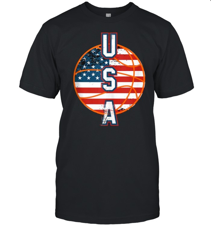 Basketball team flag USA T-Shirt