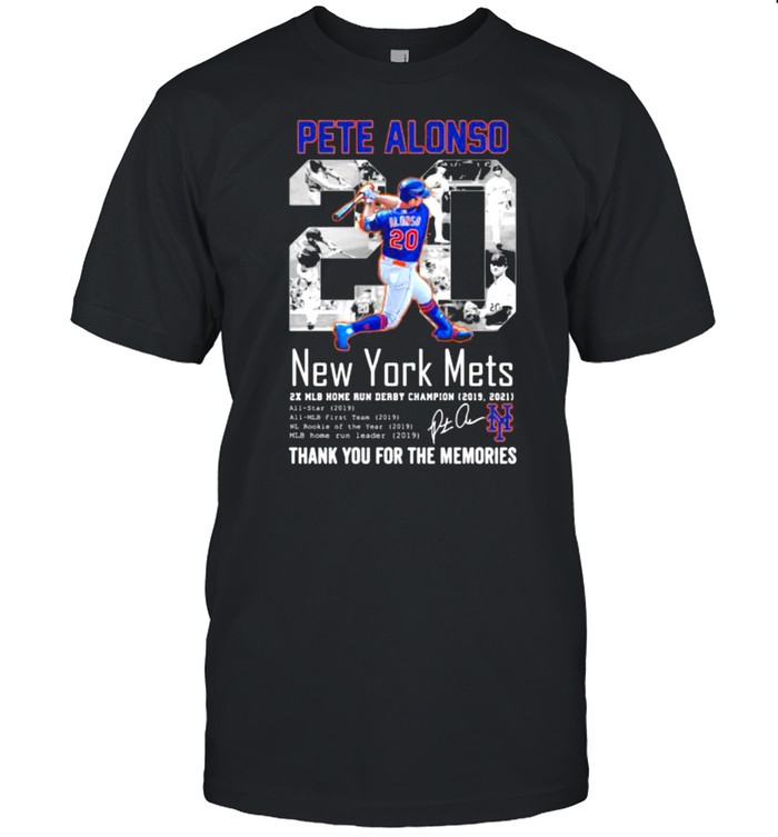 Pete Alonso New York Mets Thank You For The Memories Shirt
