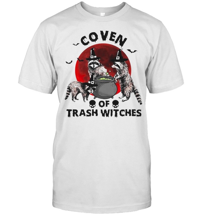 Raccoons coven of trash witches halloween shirt