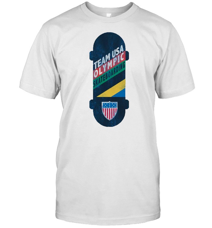 Team USA Olympic Skateboarding Silhouette shirt
