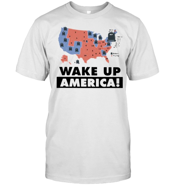 Wake up america flag shirt