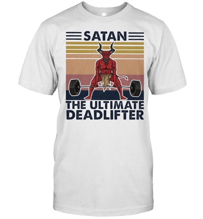 Weightlifting Satan the Ultimate Deadlifter vintage shirt