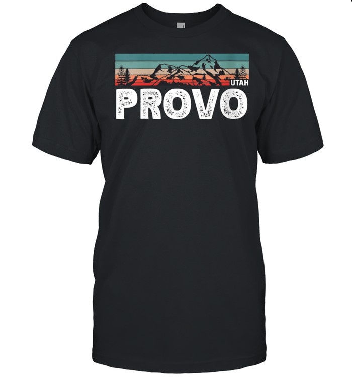 Vintage Retro Provo, UT Tourist Native Utah shirt