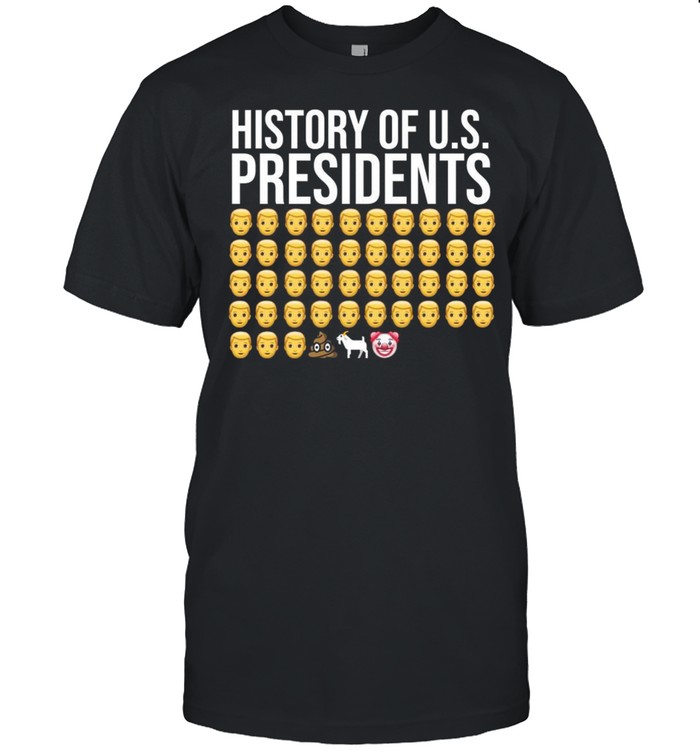 History of us presidents shirt