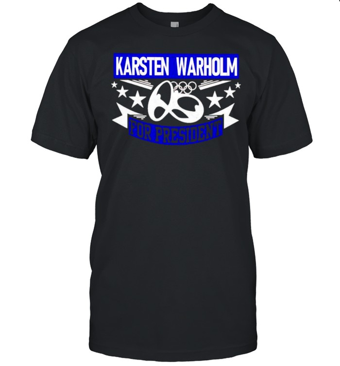 Karsten Warholm for president shirt