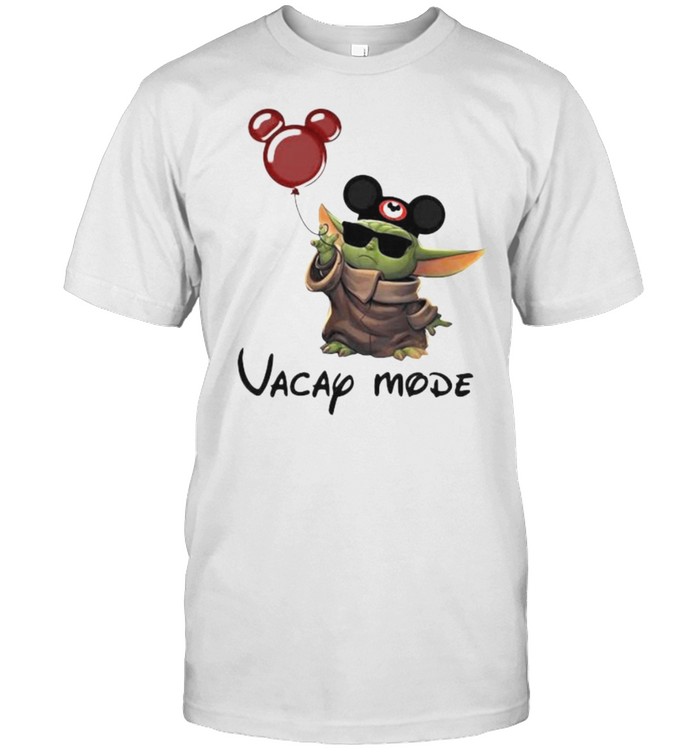 Vacap Mode Baby Yoda Mickey  Classic Men's T-shirt