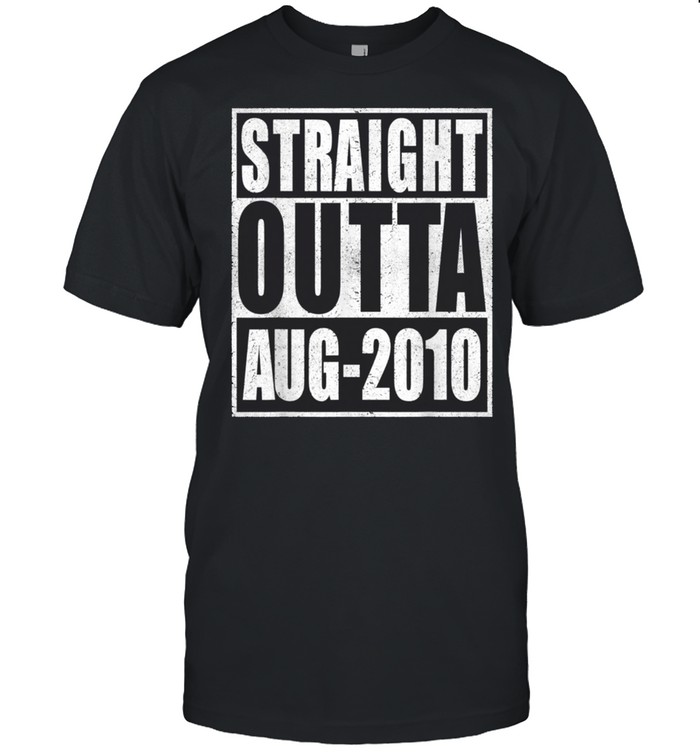 Straight Outta 2010 11th Bithday Retro 11 Years Old Birthday shirt Classic Men's T-shirt