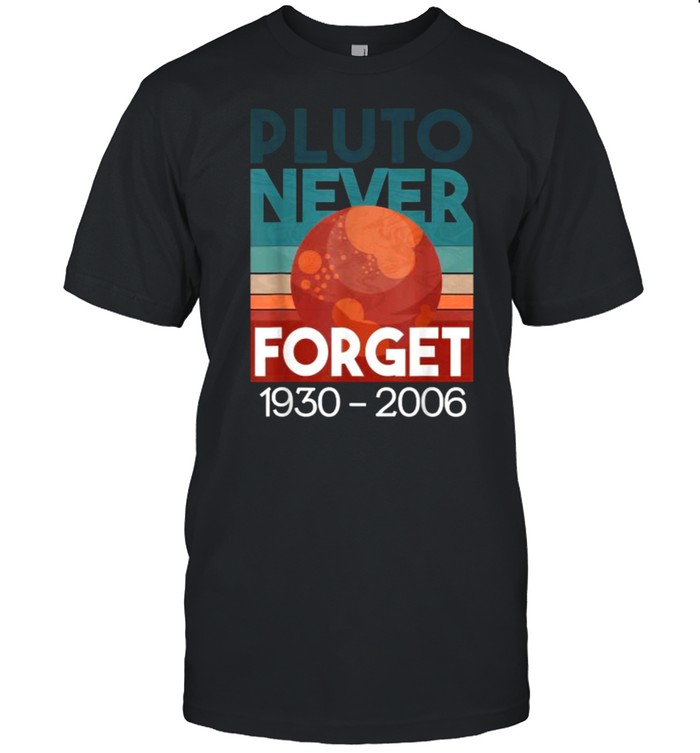 Pluto Never Forget Vintage T-Shirt