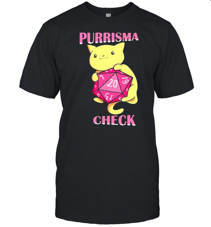 Purrisma Check Cat Dice Shirt