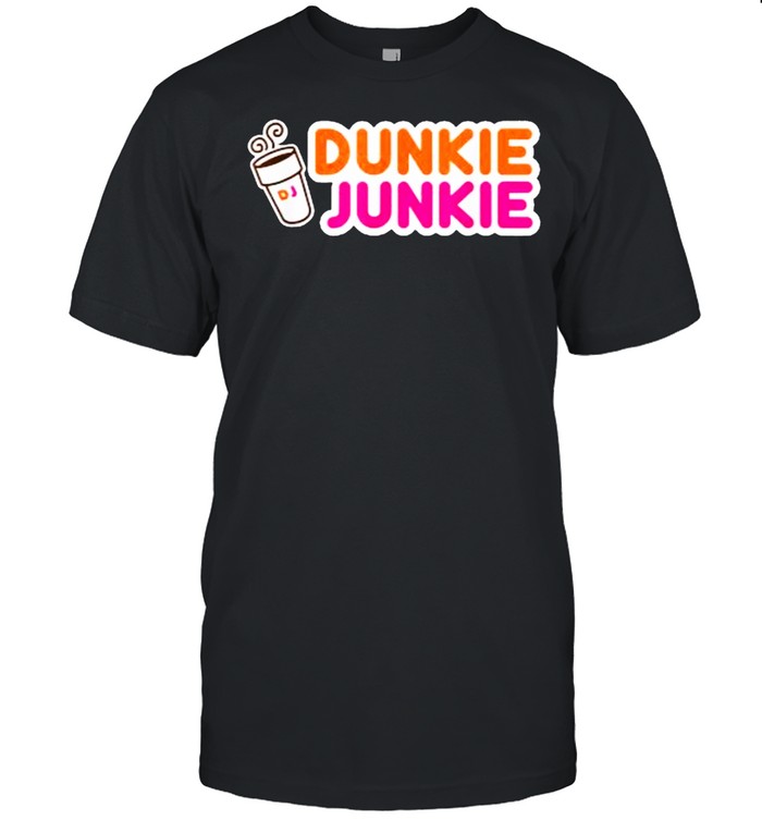Dunkie Junkie Love Coffee Sayings Novelty T-Shirt
