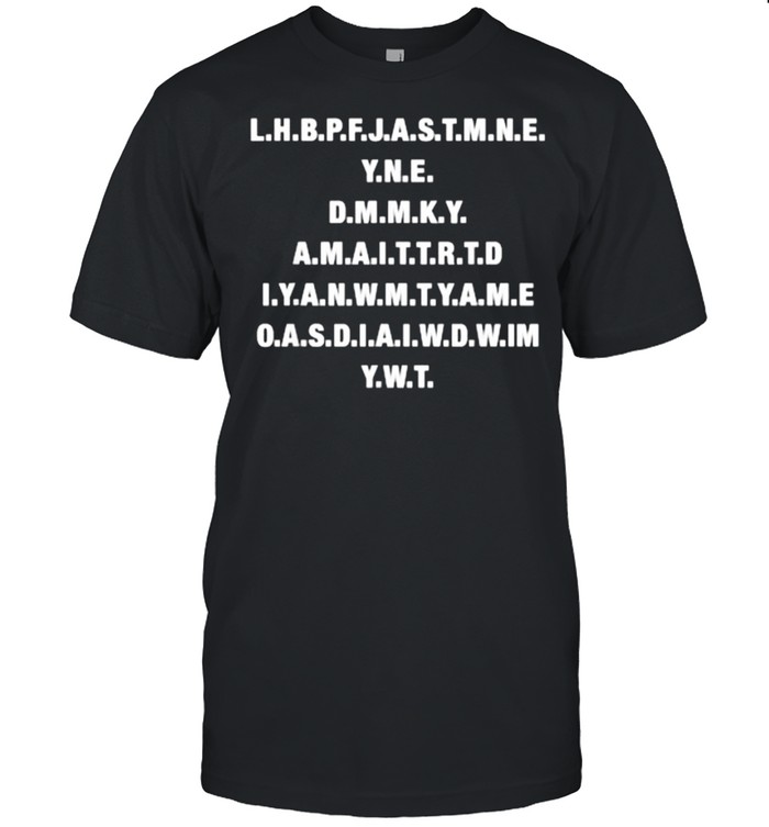 Alphabe Funny Dmmky T-Shirt