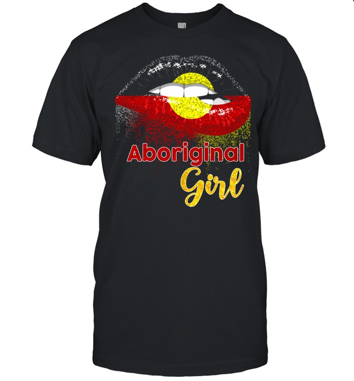 Lips Aboriginal girl shirt