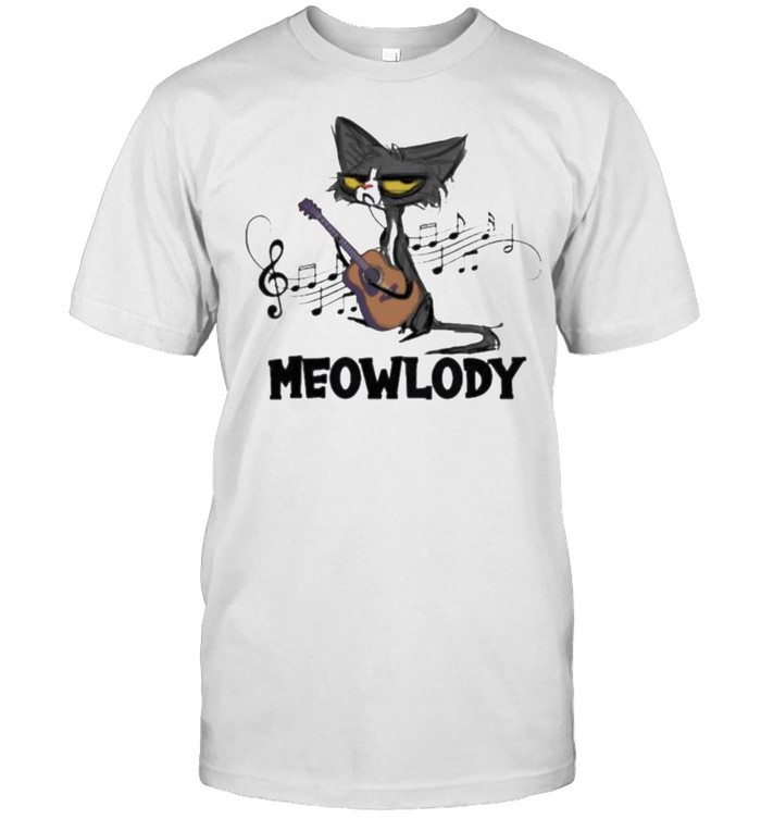 Meowlody Guitars Cat Shirt