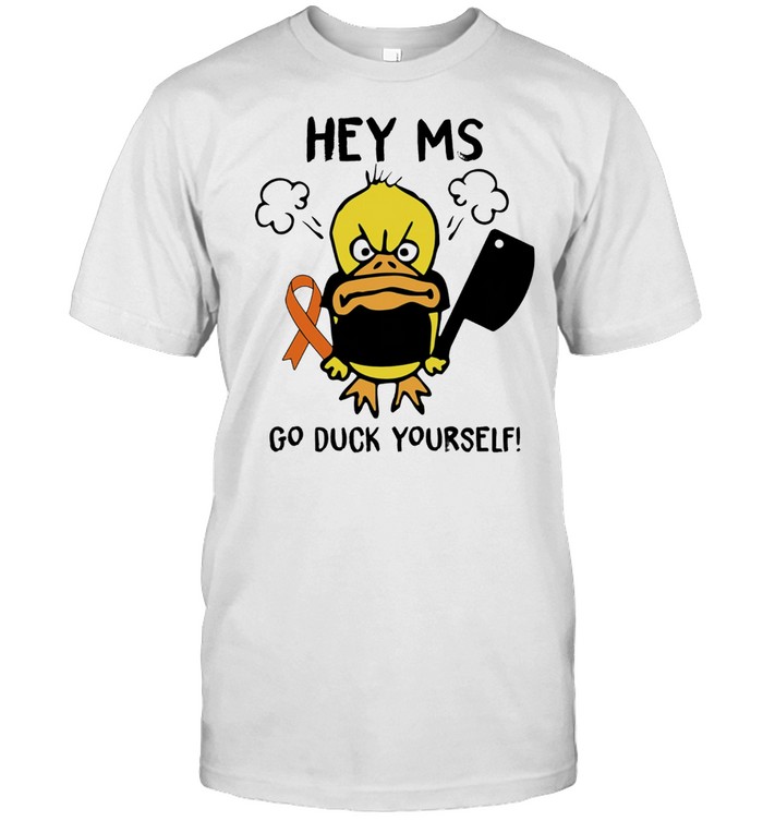 Hey Ms To Duck Your Self Breast Cancer Awareness shirt Classic Men's T-shirt