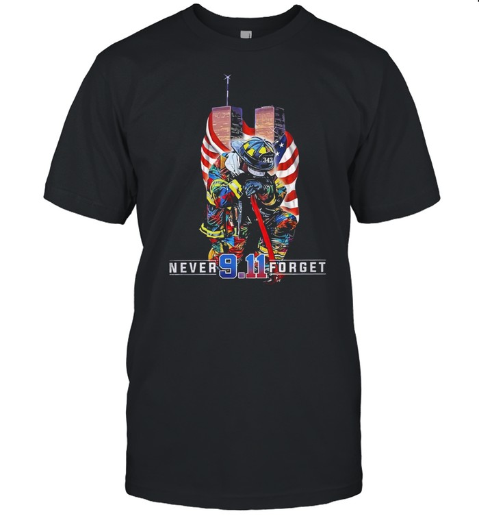Never 9 11 forget American flag shirt