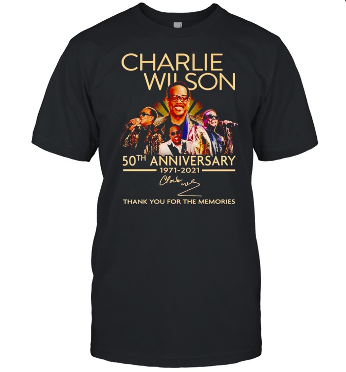 Charlie Wilson 50th Anniversary 1971 2021 thank you for the memories shirt Classic Men's T-shirt