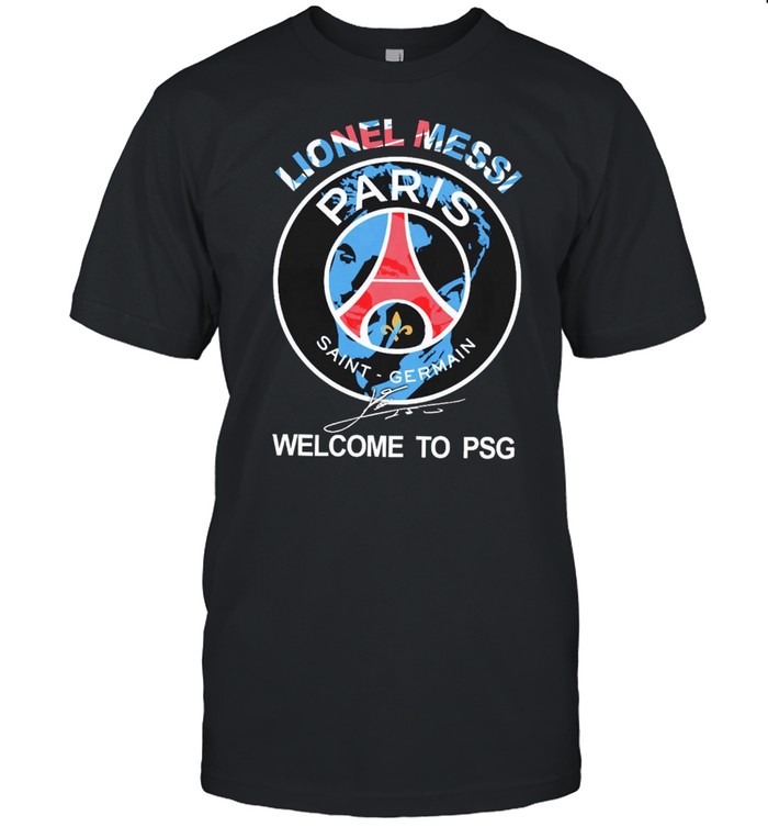 Lionel Messi Paris Saint Germain Welcome To PSG Signature Shirt