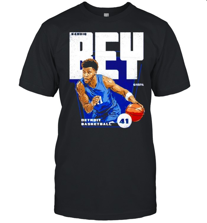 Saddiq Bey Detroit Pistons shirt