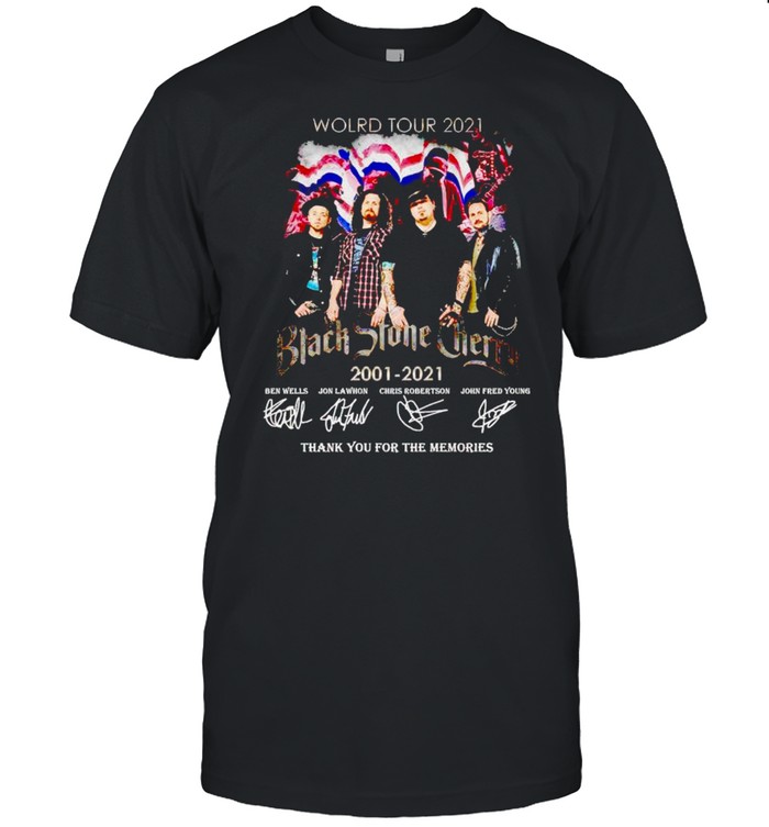 Black Stone Cherry world tour 2021 thank you for the memories shirt