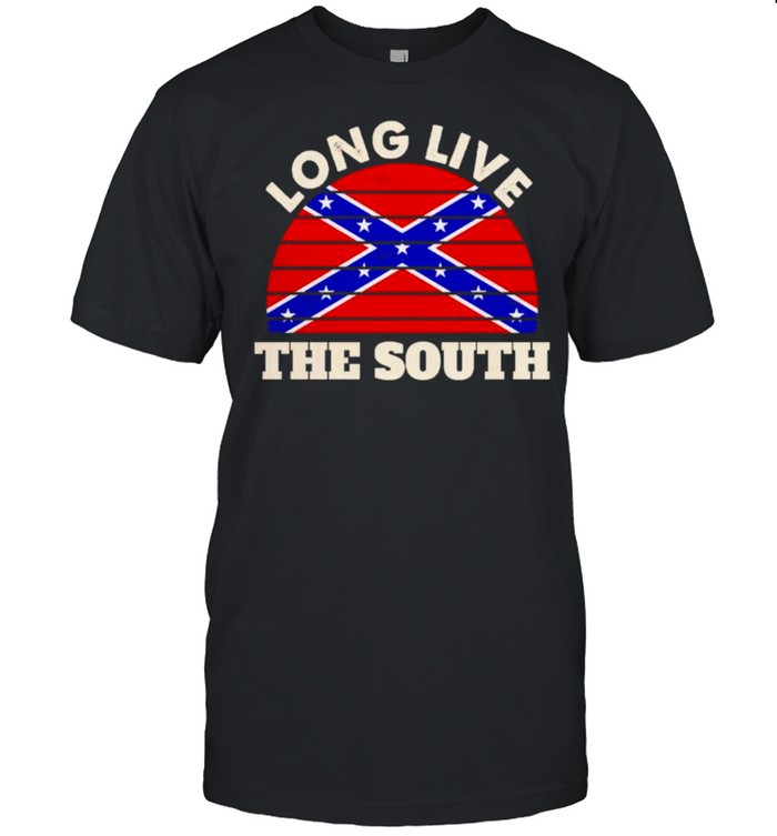 Confederate flag long live the south shirt