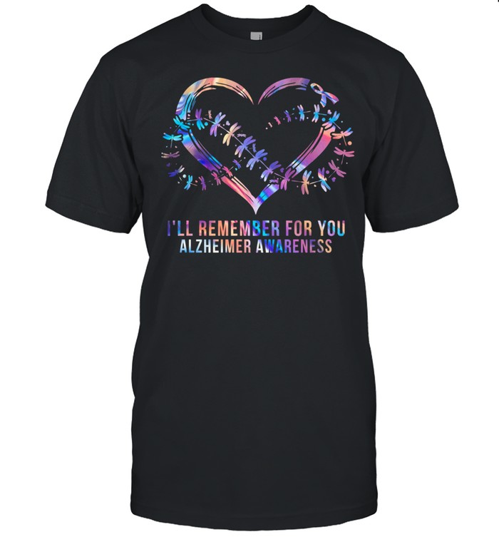 Heart Ill Remember For You Alzheimer Awareness shirt