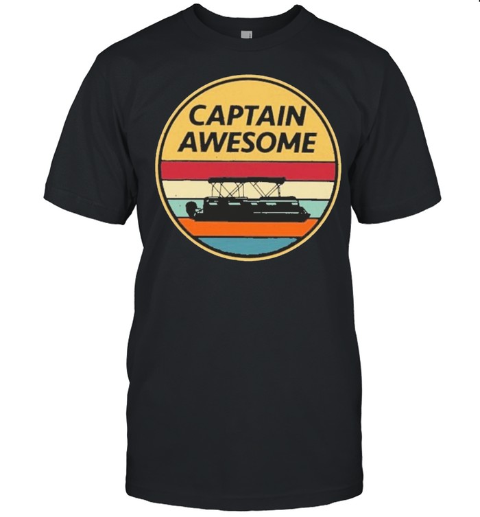 boating captain awesome shirt