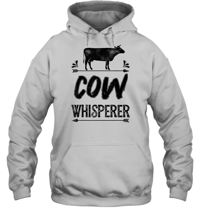 Cow Whisperer Farming Farm by PitaDesign#1 shirt Unisex Hoodie