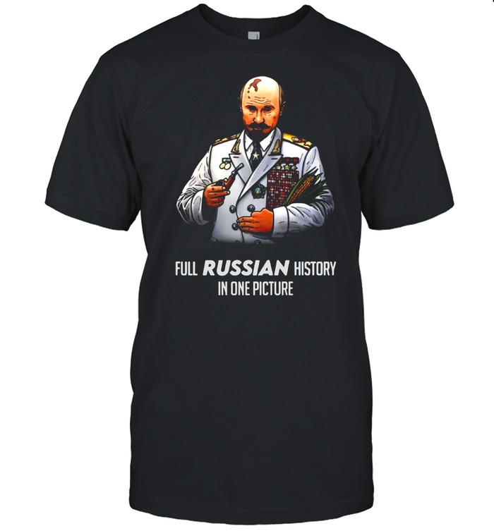 Vladimir Vladimirovich Putin Full Russian History In One Picture T-shirt