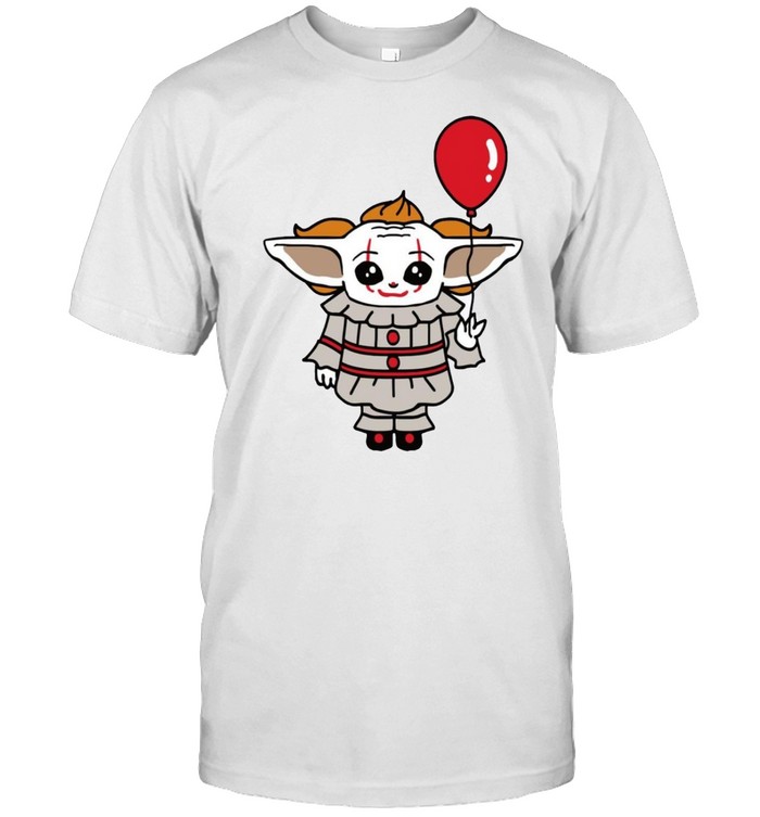 Baby Yoda Cosplay Pennywise shirt