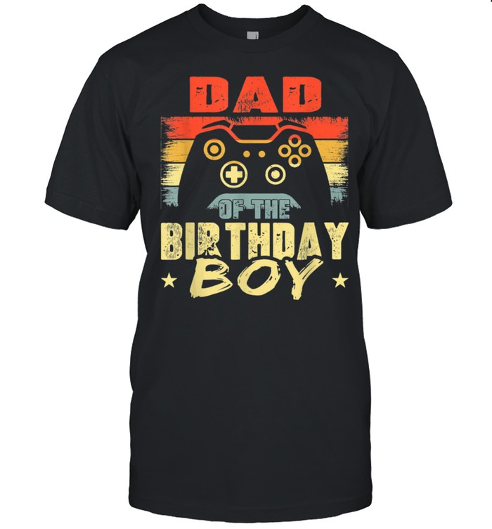 Dad Of The Birthday Boys & Matching Party shirt