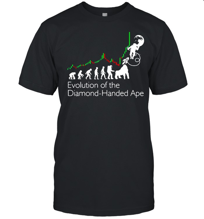 Evolution Of The Diamond Handed Ape T-shirt