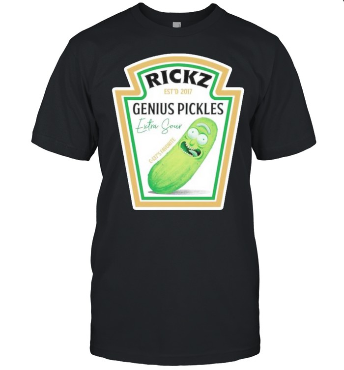 Rickz genius Pickle shirt