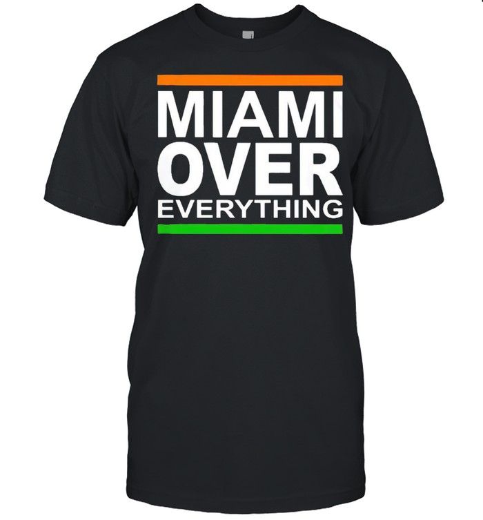 David Cooney Miami Hurricanes over everything shirt
