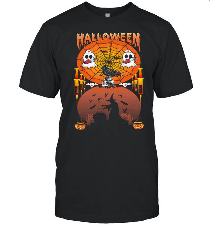 Ghost Nurse Halloween shirt