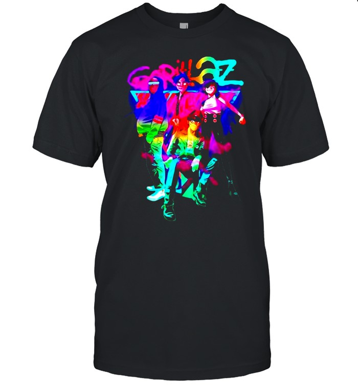 Gorillaz Punk Electronic Dance T-shirt